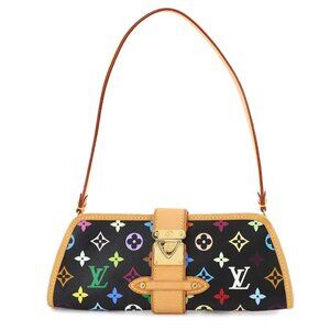 LOUIS VUITTON Monogram Multicolor Shirley Shoulder Bag Noir
